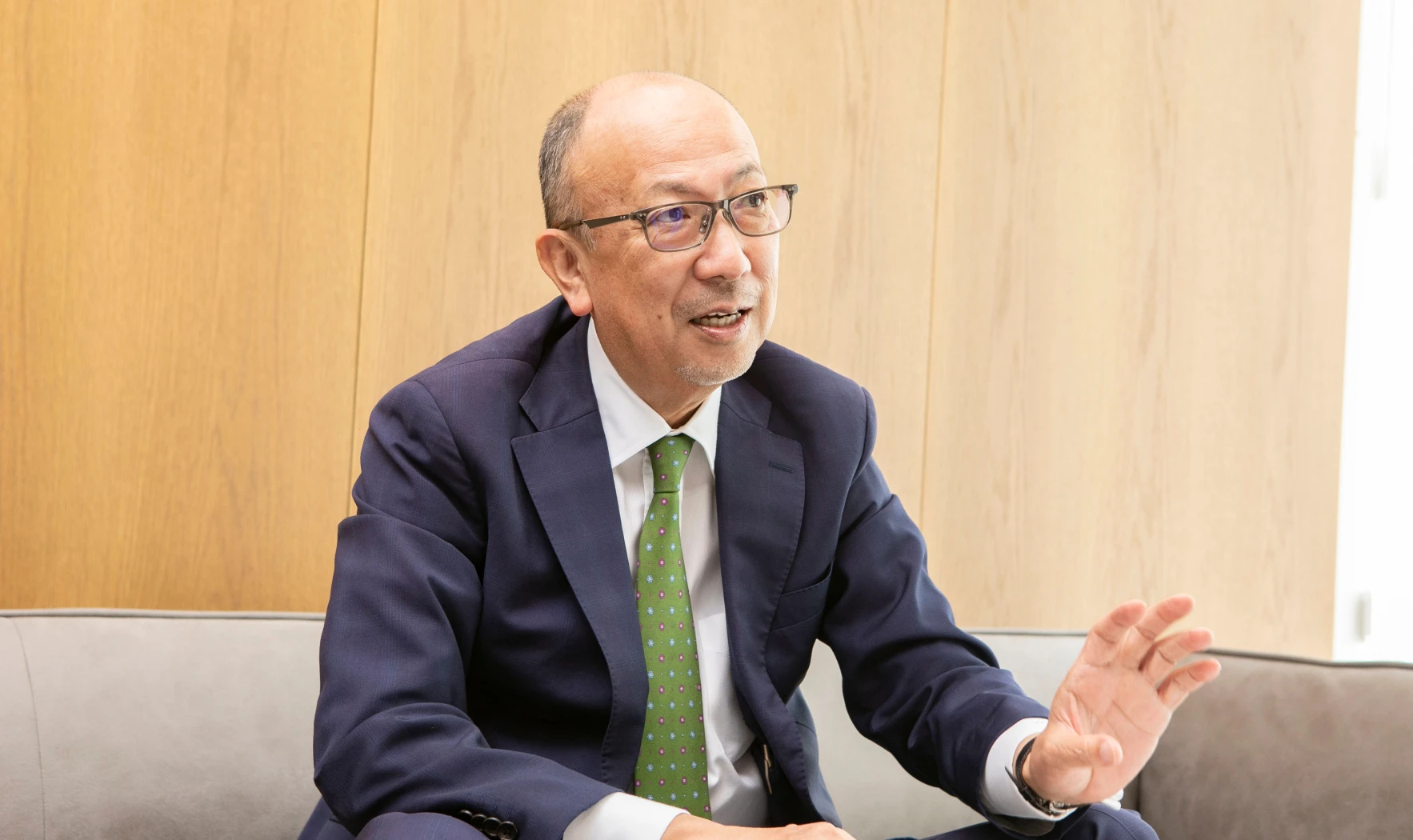 浜田 利明インタビュー風景